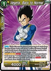 Vegeta Back to Normal (Three Glorious Fighters)