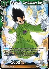Vegeta Limbering Up (Fighter's Ambition)