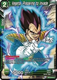 Vegeta Preparing to Invade (Saiyan Showdown)