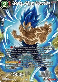 Vegeta Royal Evolution (Theme Selection: History of Vegeta) — Dragon Ball Super CCG Card Value