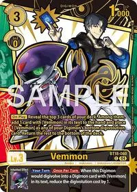 Vemmon Rare Pull (Dawn of Liberator) — Digimon Card Game Card Value