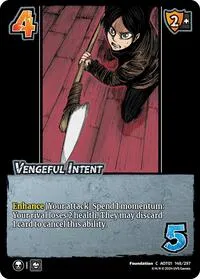 Vengeful Intent (Attack on Titan: Battle for Humanity) — UniVersus Card Value