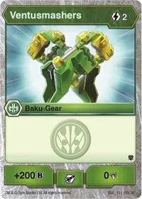 Ventusmashers (Armored Elite) — Bakugan TCG Card Value