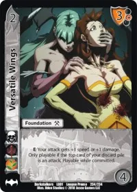 Versatile Wings (Capcom Casual League Kit) — UniVersus Card Value