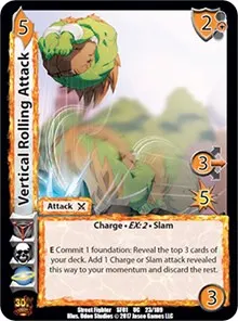 Vertical Rolling Attack (Street Fighter CCG)