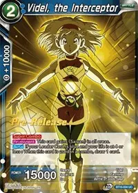 Videl the Interceptor (Realm of the Gods Pre-Release Cards)