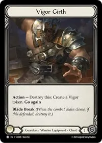 vigor girth (Blitz Deck: Heavy Hitters - Victor)