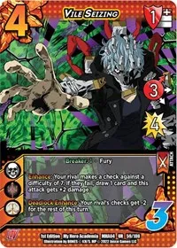 Vile Seizing (UniVersus: My Hero Academia: League of Villains) — UniVersus Card Value