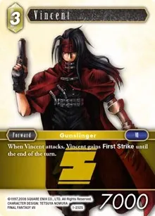 Vincent Starter (Opus I) — Final Fantasy TCG Card Value