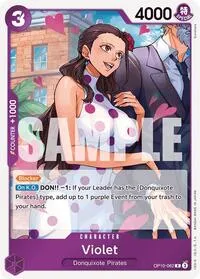 Violet (Royal Blood) — One Piece Card Game Card Value