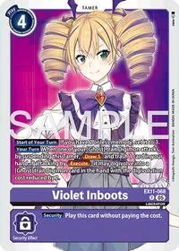 Violet Inboots (Dawn of Liberator) — Digimon Card Game Card Value