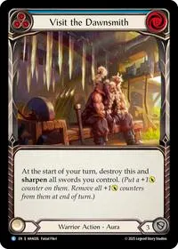 Visit The Dawnsmith Blue (Armory Deck Origins: Hala)