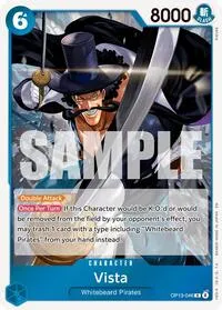 Vista (Carrying On His Will) — One Piece Card Game Card Value