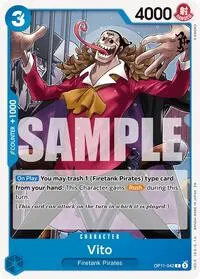 Vito (A Fist of Divine Speed) — One Piece Card Game Card Value