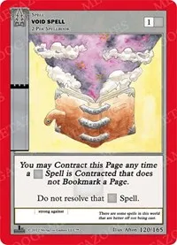 Void Spell (Wilderness: First Edition) — MetaZoo Card Value