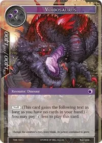 Voidosaurus (The Time Spinning Witch) — Force of Will Card Value