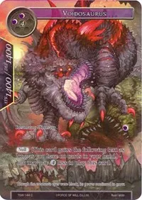 Voidosaurus Full Art (The Time Spinning Witch)