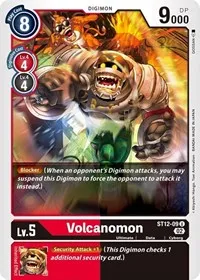 Volcanomon (Starter Deck 12: Jesmon) — Digimon Card Game Card Value