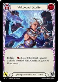 Voltbound Duality Blue (Omens of the Third Age) — Flesh & Blood TCG Card Value