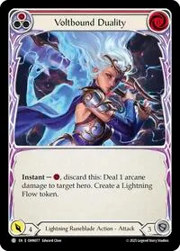 Voltbound Duality Red (Omens of the Third Age) — Flesh & Blood TCG Card Value