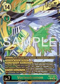 Vortexdramon Rare Pull (Dawn of Liberator)