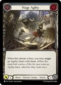 wage agility blue (Blitz Deck: Heavy Hitters - Olympia)