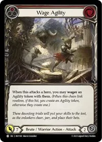 wage agility red (Heavy Hitters) — Flesh & Blood TCG Card Value