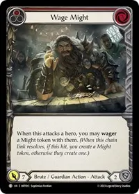 wage might red (Blitz Deck: Heavy Hitters - Betsy)