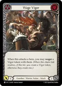 wage vigor blue (Blitz Deck: Heavy Hitters - Olympia)