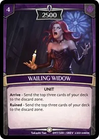 Wailing Widow (Revelations) — Argent Saga TCG Card Value