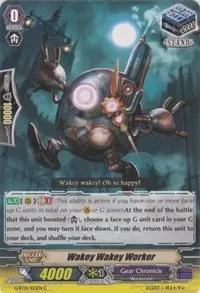 Wakey Wakey Worker (G-BT01: Generation Stride) — Cardfight Vanguard Card Value