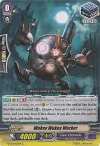 Wakey Wakey Worker (G-BT01: Generation Stride)