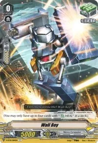 Wall Boy (V-BT01: Unite! Team Q4) — Cardfight Vanguard Card Value