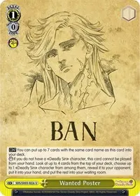 Wanted Poster C (The Seven Deadly Sins)