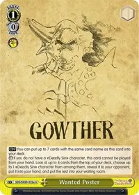 Wanted Poster E (The Seven Deadly Sins)