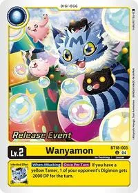 Wanyamon (Release Special Booster 2.0 Celebration Event Cards) — Digimon Card Game Card Value