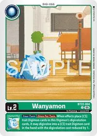 Wanyamon (Cyber Eden) — Digimon Card Game Card Value
