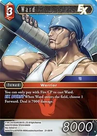 Ward EX (Beyond Destiny) — Final Fantasy TCG Card Value