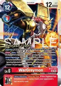 WarGreymon (Cyber Eden Release Event Cards)
