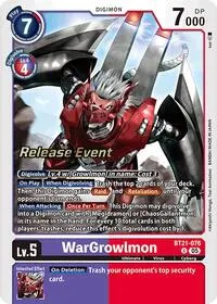 WarGrowlmon (World Convergence Release Event Cards)