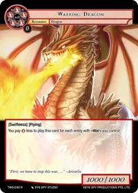 Warring Dragon (The War of the Suns) — Force of Will Card Value