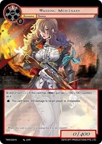 Warring Mercenary (The War of the Suns) — Force of Will Card Value