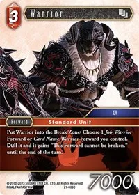 Warrior (Beyond Destiny) — Final Fantasy TCG Card Value