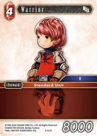 Warrior Arc (Opus V) — Final Fantasy TCG Card Value