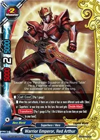 Warrior Emperor Red Arthur (Annihilate! Great Demonic Dragon!!)
