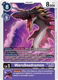 WaruSeadramon (Exceed Apocalypse) — Digimon Card Game Card Value