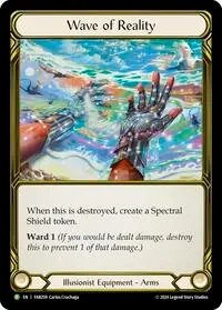 Wave of Reality Golden FAB259 (Flesh and Blood: Promo Cards)