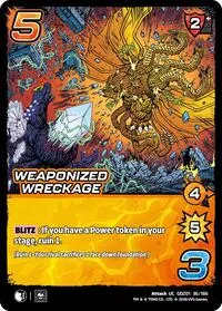 Weaponized Wreckage (Godzilla: Reign of Kaiju) — UniVersus Card Value