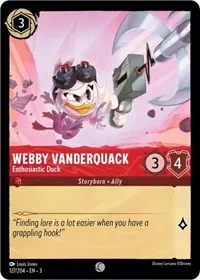 Webby Vanderquack Enthusiastic Duck (Into the Inklands)