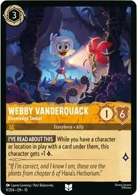 Webby Vanderquack Knowledge Seeker (Whispers in the Well)